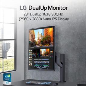 img 3 attached to LG 28MQ780 B DualUp Monitor: DCI P3 2560X2880, Dynamic Action Sync, Flicker Safe, Reader Mode, HDR10, 28MQ780-B.AUS, HD - Ultimate Visual Experience for Enhanced Productivity