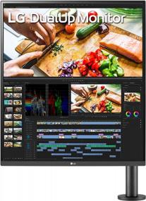 img 4 attached to LG 28MQ780 B DualUp Monitor: DCI P3 2560X2880, Dynamic Action Sync, Flicker Safe, Reader Mode, HDR10, 28MQ780-B.AUS, HD - Ultimate Visual Experience for Enhanced Productivity