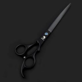 img 2 attached to TIJERAS Pet Dog Grooming Chunker Scissors Kit - 4 Pcs Black 7.0 Inch: Professional Quality Haircutting Tools For Dogs