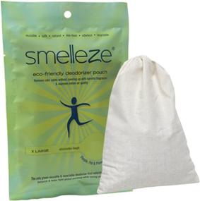 img 4 attached to SMELLEZE Reusable Elderly Odor Eliminator Deodorizer Pouch: Unmasking Old Age Odor with Scent-Free Technology for 150 Sq. Ft.