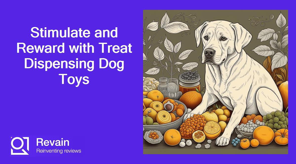 Stimulate and Reward with Treat Dispensing Dog Toys