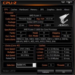 img 5 attached to AMD Ryzen 5 1600 AM4 Processor with Wraith Stealth Cooler (YD1600BBAFBOX) - 65W Energy Efficiency