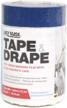 effortlessly protect your surfaces with trimaco easy mask tape & drape - 2ft x 90ft, blue tape logo