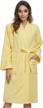 women's soft terry cloth bathrobe - lightweight knee length robe by vislivin logo