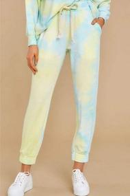 img 1 attached to Trendy And Comfy: Selowin Tie Dye Women'S Sweatsuit With Long Sleeve Pullover And Sweatpants Set For Relaxing And Jogging
