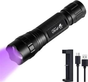 img 4 attached to UV Flashlight Ultraviolet Blacklight Adjustable