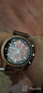 img 1 attached to Emibele Men'S Wooden Chronograph Watch With Date Display And Luminous Hands - Handmade Military Quartz Wristwatch With Three Sub-Dials For Casual Style. review by Joshua Morales