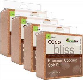 img 4 attached to Organic Coco Bliss Coconut Coir Pith: Ideal Substrate For Your Garden – Low EC And PH, 100% Organic And OMRI Listed (40 Lbs)