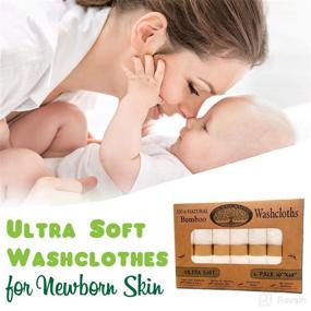 img 2 attached to Organic Bamboo Baby Washcloths WashCloths Baby Care in Bathing