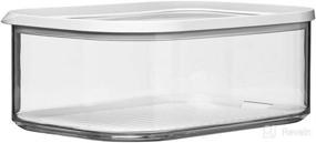 img 4 attached to 🧀 MEPAL, MODULA Cheese Storage Box with Lid - Ideal for Parmesan, Cheddar, Feta, Mozzarella & All Cheese Varieties - BPA Free, 2000ml, 68oz, 1 Count