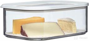 img 2 attached to 🧀 MEPAL, MODULA Cheese Storage Box with Lid - Ideal for Parmesan, Cheddar, Feta, Mozzarella & All Cheese Varieties - BPA Free, 2000ml, 68oz, 1 Count