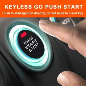 img 3 attached to 🔑 Enhance Your Car's Security and Convenience with BANVIE Keyless Entry Alarm System, Remote Engine Starter, and Push to Start Ignition Kit Button