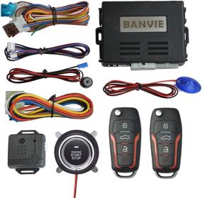 img 4 attached to 🔑 Enhance Your Car's Security and Convenience with BANVIE Keyless Entry Alarm System, Remote Engine Starter, and Push to Start Ignition Kit Button