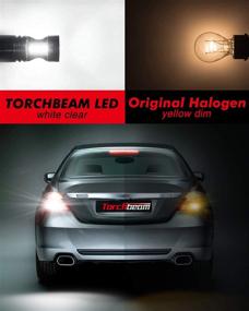 img 3 attached to Torchbeam 3157 LED Light Bulbs 3600 Lumens with Projector Error-free for Reverse Back Up Lights, Daytime Running Lights (DRL), Brake Lights – Compatible with 3156, 3057, 3056, 4157 – 6500K Xenon White (Pack of 2)