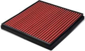 img 4 attached to 🔴 [Washable] High Flow Drop-In Panel Cabin Air Filter | Compatible with Acura MDX, TSX, TL, Honda Accord, Civic, Pilot, CR-V | Red | Pack of 1