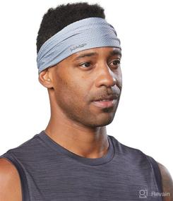 img 2 attached to 👸 Halo Grey Headband Sweatband for Active Women