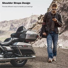 img 1 attached to 🏍️ Enhance Your Motorcycle Storage with KEMIMOTO Saddlebag Liners for Street Glide, Electra Glide, Road King, Vulcan, and Travel Luggage Bag