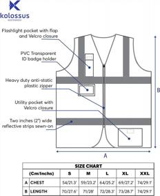 img 1 attached to Оставайтесь в безопасности и будьте заметны с индивидуальными защитными жилетами Kolossus - настройте свой логотип в желтом и оранжевом цвете