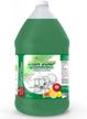 greenfist professional lemon scented pot & pan dish soap liquid refill - light or heavy use, 128 ounce (1 gallon) logo