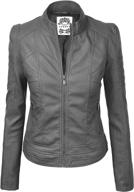 π§₯ womens leather motorcycle jacket - wjc746 women's clothing - coats, jackets & vests logo