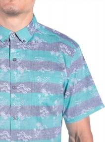 img 3 attached to Men'S Short Sleeve Hawaiian Button Down Shirt
