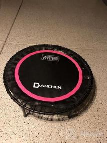 img 5 attached to Upgrade Your Fitness Routine With DARCHEN 350Lbs Rebounder Mini Trampoline For Adults - Safe, Quiet And Effective!