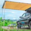 stay covered anywhere with hulkman's vehicle side awning - 8.2'l x 8.2'w size logo