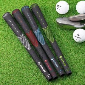 img 2 attached to SAPLIZE CC01 Golf Grips 13 Pack, High Feedback, Non Slip Design, Options Of 4 Colors, Standard/Midsize, Update/Deluxe Kits For Choice, Rubber Golf Club Grips