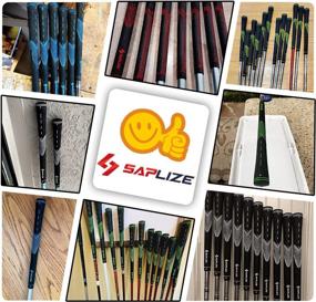 img 3 attached to SAPLIZE CC01 Golf Grips 13 Pack, высокая обратная связь, нескользящая конструкция, варианты 4 цветов, стандартный / средний размер, наборы обновлений / Deluxe на выбор, резиновые ручки для гольфа