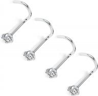 gagabody g23 titanium nose piercing jewelry - nose ring hoop, nose studs, and more - available in 20g and 18g screws, l-shaped hoops, tragus, cartilage, and helix earrings logo