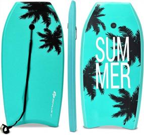 img 4 attached to Испытайте бесконечное летнее веселье с досками Goplus Boogie Boards — легкими, прочными и безопасными для серфинга для всех возрастов