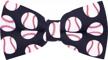 stylish pre-tied bow tie with adorable patterns - adjustable for adults and children logo