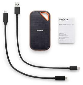 img 2 attached to 4TB External SSD SanDisk Extreme Pro Portable V2, USB 3.2 Gen 2 Type-C, Black