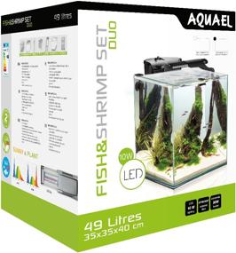 img 1 attached to Пресноводный 49 л AQUAEL Fish&Shrimp Set Duo 35 белый