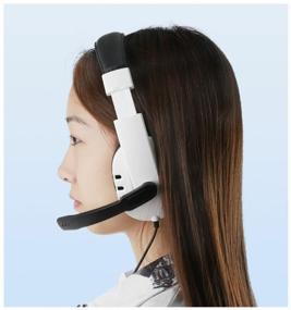 img 3 attached to Wired headset headphones for PS , XBOX, Nintendo, PC. 3.5jack Dobe TY-0820 White