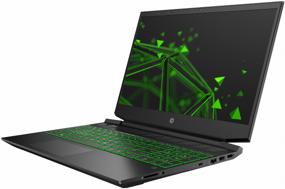 img 4 attached to HP Pavilion Gaming 15-ec2048ur 15.6" Laptop 1920x1080, AMD Ryzen 5 5600H 3.3GHz, 8GB RAM, 512GB SSD, NVIDIA GeForce RTX 3050, DOS, 4E0T5EA, Dark Grey/Bright Green Chrome Logo