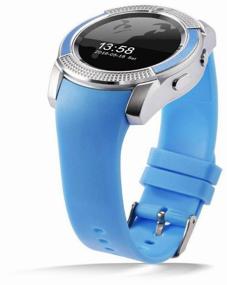 img 2 attached to Smart watch Smart Watch V8 blue