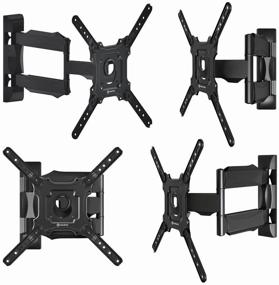 img 4 attached to Wall bracket ONKRON M4 for TV 32"-65", tilt-swivel, up to 35 kg, black