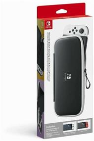 img 3 attached to Nintendo Switch OLED case and screen protector black/white