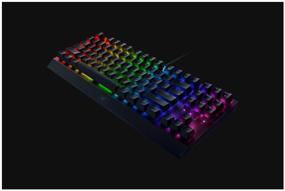 img 2 attached to Razer BlackWidow V3 Tenkeyless Gaming Keyboard - Razer Green, Clicky, Black, Cyrillic QWERTY: Ultimate Gaming Performance at your Fingertips