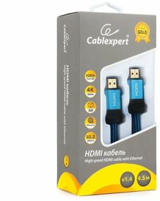 img 2 attached to Cablexpert Gold HDMI to HDMI cable (CC-G-HDMI01), 4.5 m, blue