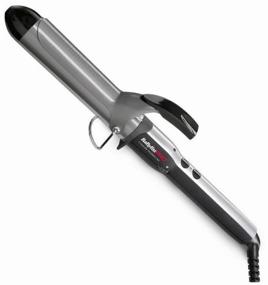 img 3 attached to BaBylissPRO DIAL-A-HEAT BAB2174TTE Hair Curling Iron, Black/Silver