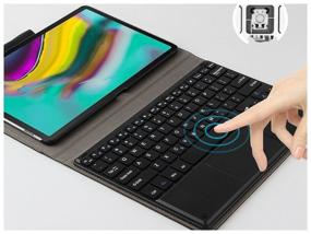 img 1 attached to Клавиатура с чехлом для Samsung Galaxy Tab S6 Lite 10.4 SM-P610 / P615 / S6 Lite 2022 Edition (SM-P613) съемная беспроводная Bluetooth