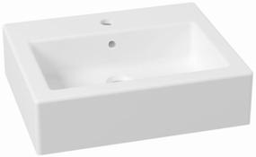 img 3 attached to Раковина накладная для ванной комнаты Lavinia Boho Bathroom Sink 33311014, умывальник из фарфора, ширина 50.5 см