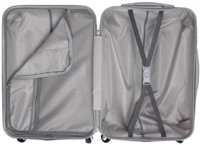 img 2 attached to TEVIN suitcase, ABS plastic, support legs on the side wall, 37 l, size S, 0010