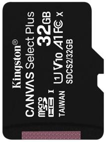 img 3 attached to Kingston Canvas Select Plus microSDHC 32 GB Class 10, V10, A1, UHS-I U1, R 100 MB/s Memory Card, SD Adapter, 2 pcs.