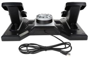 img 3 attached to 🕹️ Logitech G Saitek Pro Flight Rudder Pedals: Enhanced Precision and Comfort in Gray