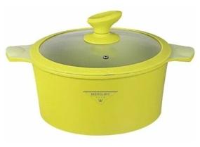 img 1 attached to 🍳 Yellow MercuryHaus Cookware Set MC-6360/MC-6361/MC-6362 - 8 pieces, weighs 6.7 kg