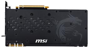 img 2 attached to Video card MSI GeForce GTX 1070 1607MHz PCI-E 3.0 8192MB 8108MHz 256 bit DVI HDMI HDCP GAMING X, Retail