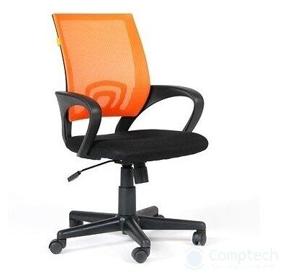 img 2 attached to Computer chair Chairman 696 office, upholstery: textile, color: black/orange